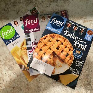 Food Network Magazines - Set of 3 - NEW!